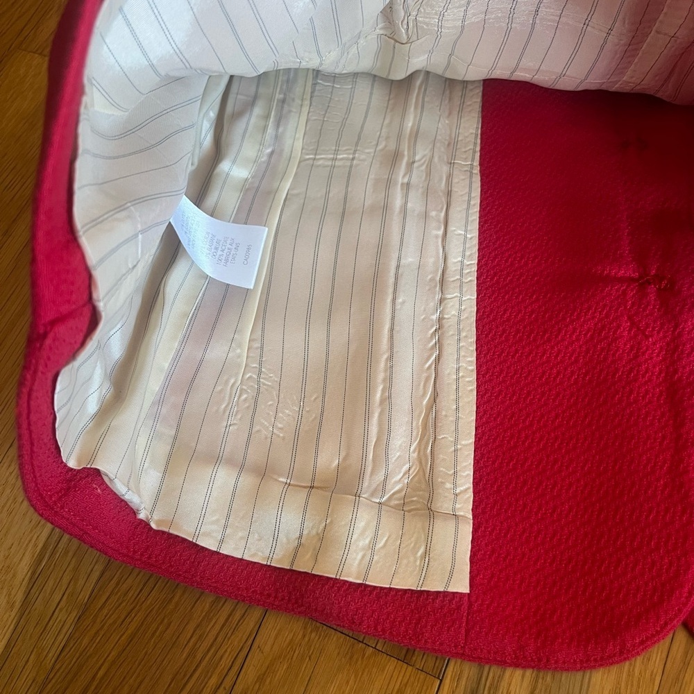 Nanette Lapore Size 12 Puff Sleeve Jacket Coral - Picture 5 of 8